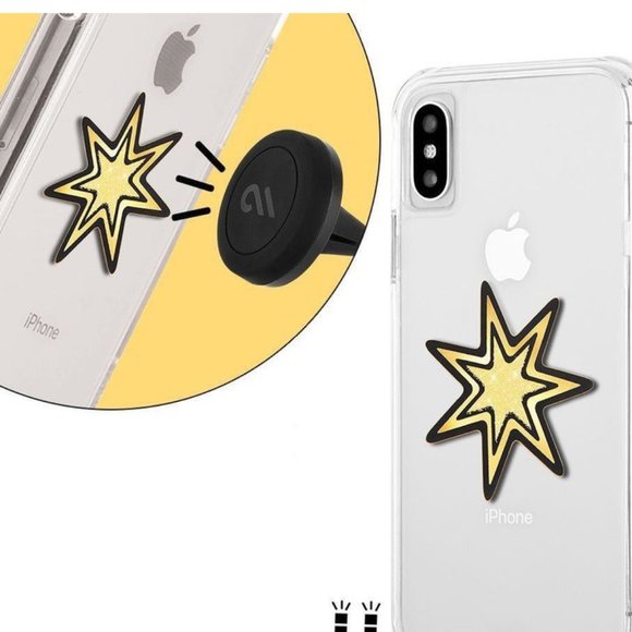 casemate Accessories Casemate Gold Glitter Star Charm Car Vent Mount Poshmark